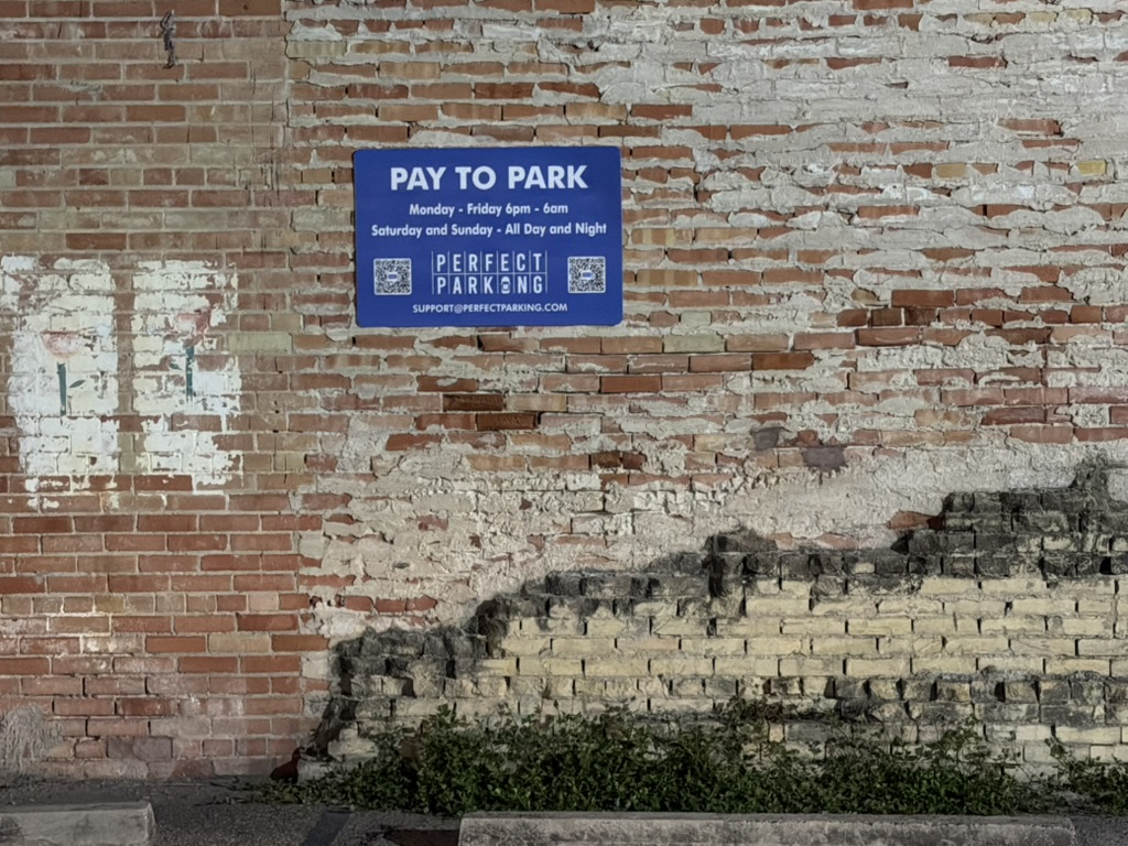 Perfect Parking Sign Installed at Property